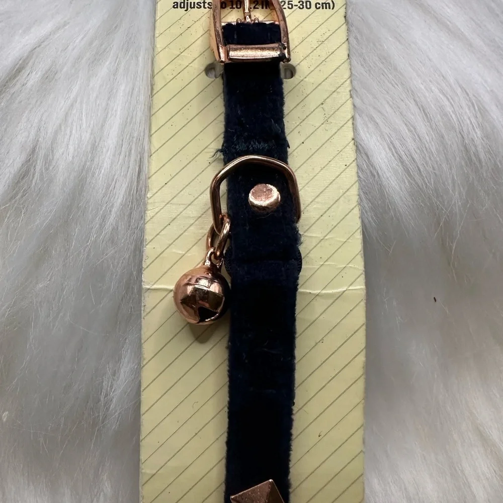 🩷5/$10 Black Studded Cat Collar
